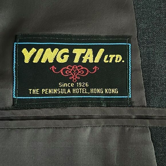 YING & TAI & ERMENEGILDO ZEGNA Wool Suit Jacket Suit Coat - Picture 11 of 12